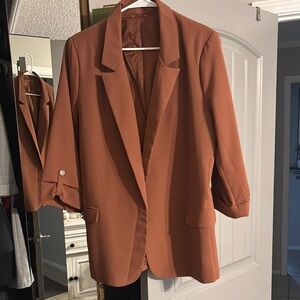 Rust Orange Blazer